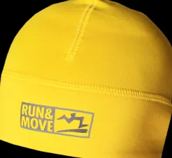 Run en Move Schaatskleding|Hardloopmutsen>Muts geel