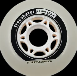 Salomon Skeelerwielen>Freeskate wit 76mm