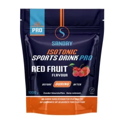 Sanday Overige Sportvoeding>isotonic sports drink pro red fruit 1000g
