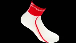 Santini Fietssokken>Fietssokken Calzino WitRood