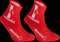 Santini Schaatsaccessoires|Schaatskleding>lycra overschoen rood
