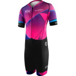 Sila Skeelerkleding>mozaik style roze