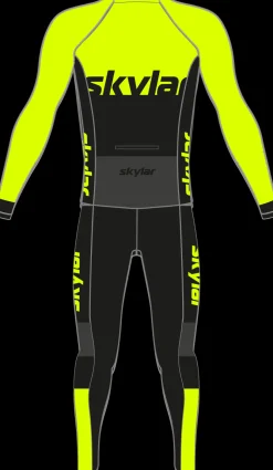 Skylar Schaatskleding>Marathon Thermopak Fluo Geel