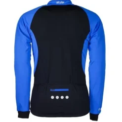 Skylar Skeelerkleding|Schaatskleding>Softshell winterjack zwart/blauw