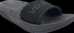 Velous Herstelslipper>laguna slide dark grey/black