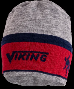 Viking Schaatskleding|Hardloopmutsen>hoofdband-muts rood/grijs