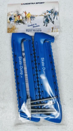 Zandstra Schaatsaccessoires|Schaatsbeschermers>Twinguard norenbeschermers blauw