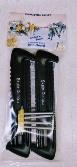 Zandstra Schaatsaccessoires|Schaatsbeschermers>Twinguard norenbeschermers zwart