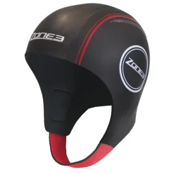 Zone3 Badmutsen>Neoprene Swim Cap Black/Red